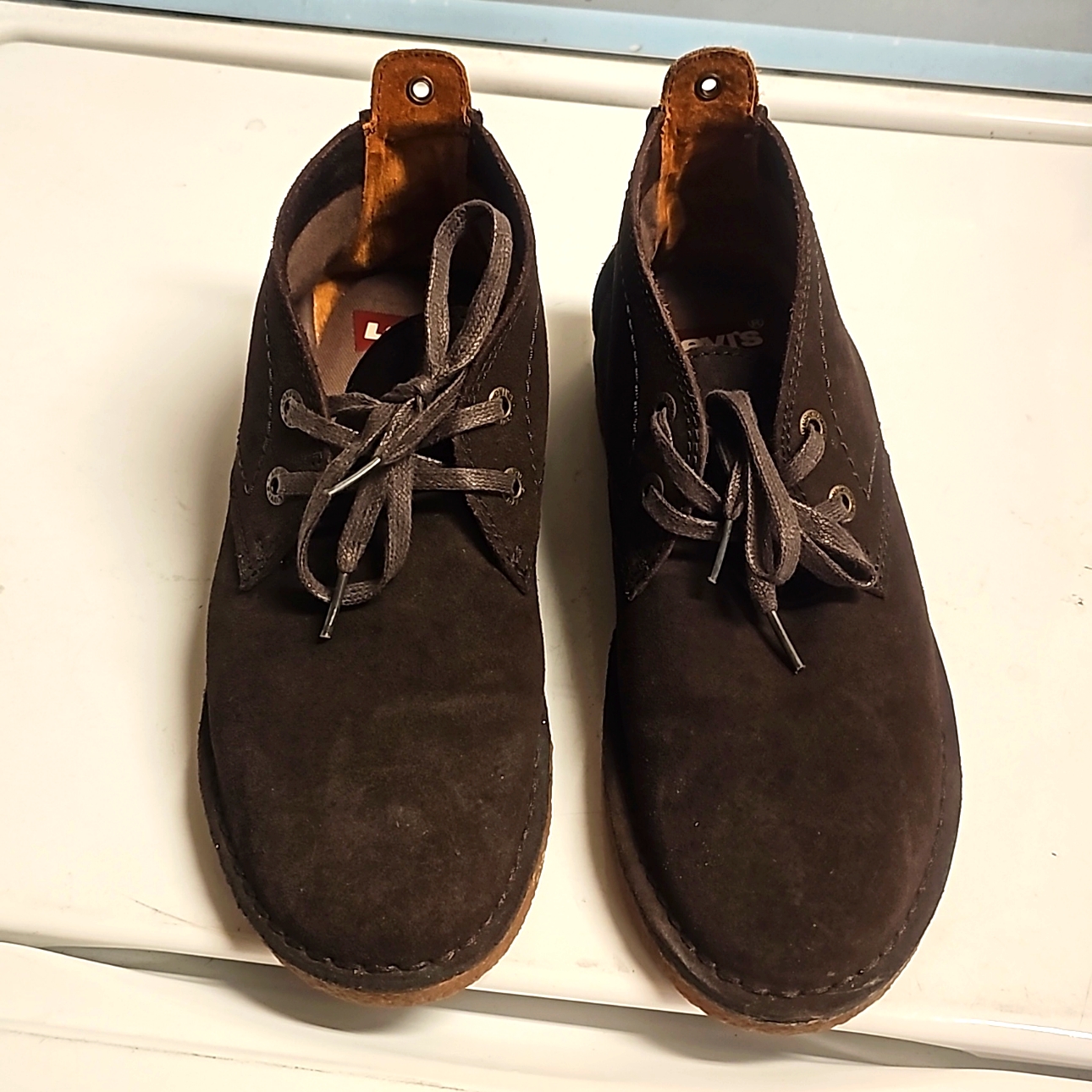 Levis Brand Brown Laceup Shoes